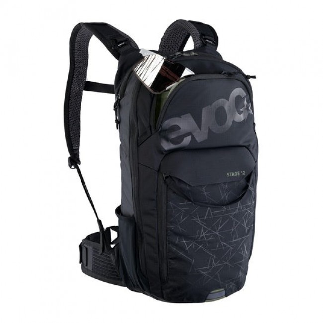 EVOC Stage backpack Cycling backpack Black Nylon, Polyrattan