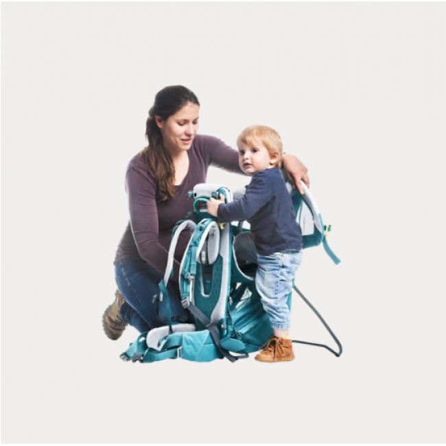 Deuter Kid Comfort Active SL Baby carrier backpack Polyamide, Denim