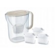 BRITA Style ESSENTIAL XL sand filter jug + 3 x MX Pro Pure Performance filter BRITA Style ESSENTIAL XL sand filter jug + 3 x MX Pro Pure Performance filter