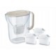 BRITA Style ESSENTIAL XL sand filter jug + 3 x MX Pro Pure Performance filter