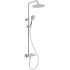 Rain shower with shower faucet