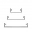 Topeshop MOBI 3P BIEL shelve Floating shelf Wall mounted Particle board White