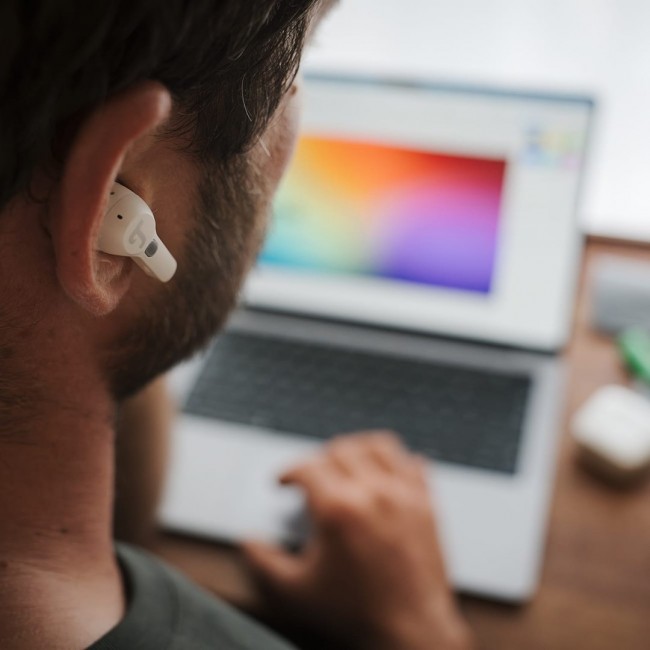 Teufel AIRY TWS Pro Bluetooth Earbuds Silver-White
