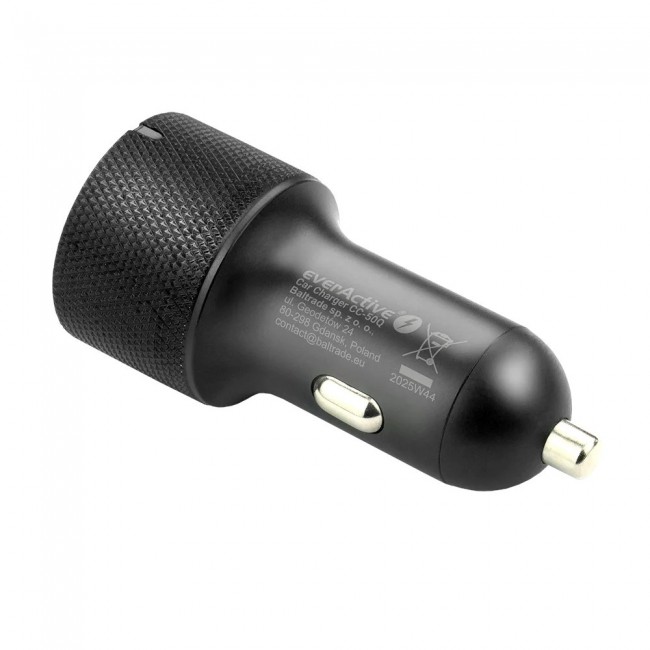 Car charger everActive CC-50Q USB QC3.0 + USB-C PD 75W