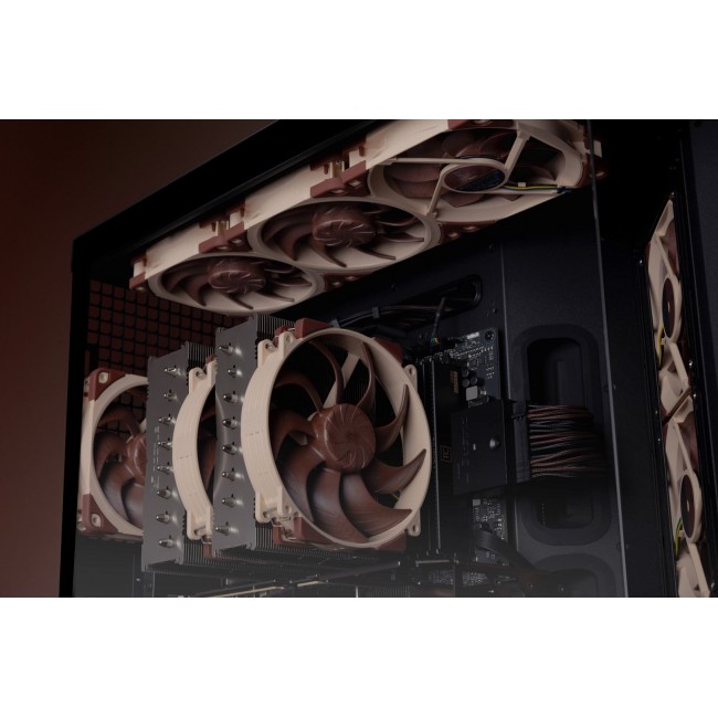 Noctua NF-A12X25 G2 PWM SX2-PP computer cooling system Computer case Fan 12 cm Beige 2 pc(s)