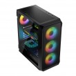 Logic PORTOS ARGB MINIDI USB 3.0 Case Black