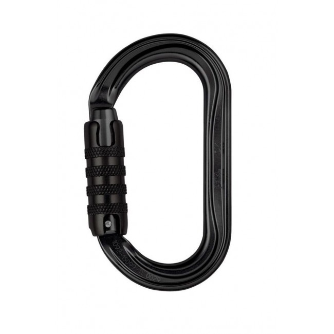 Carbine ok triact lock black PETZL