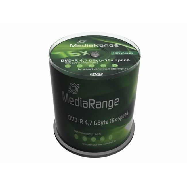 MediaRange MR442 blank DVD 4.7 GB DVD-R 100 pc(s) MediaRange MR442 blank DVD 4.7 GB DVD-R 100 pc(s)