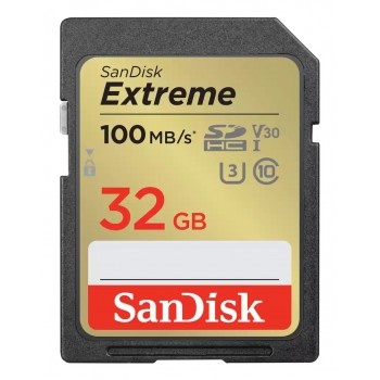 SanDisk Extreme 32 GB UHS-I Class 10 SDXC Memory Card