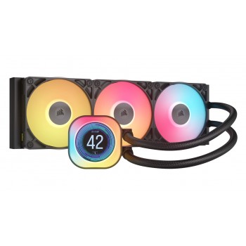 Corsair iCUE LINK TITAN 360 RX LCD Processor All-in-one liquid cooler 12 cm Black 1 pc(s)