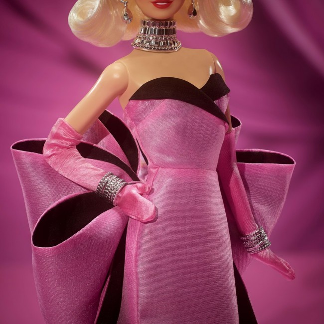 Barbie Signature Marilyn Monroe Collectible Doll, Wearing Iconic Pink Dress from the Film & Diamonds Jewelry