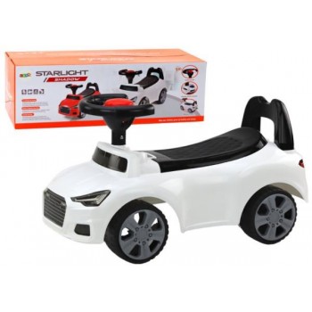 Ride-on Car with Backrest QX-3396 Horn Storage Box White 17694