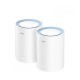 Cudy M1200 2-PACK mesh wi-fi system Dual-band (2.4 GHz / 5 GHz) Wi-Fi 5 (802.11ac) White 1 Internal Cudy M1200 2-PACK mesh wi-fi system Dual-band (2.4 GHz / 5 GHz) Wi-Fi 5 (802.11ac) White 1 Internal