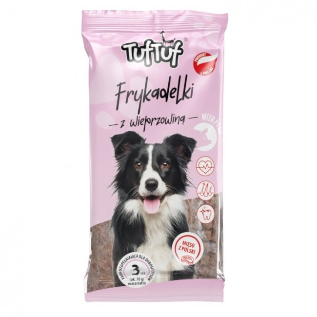 TUF TUF Meaty sticks with pork - dog treat - 70g TUF TUF Meaty sticks with pork - dog treat - 70g