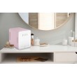 ELLE 4L mini fridge with LED make-up mirror, purple ELLE 4L mini fridge with LED make-up mirror, purple