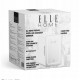 ELLE 6L white mini fridge with LED make-up mirror