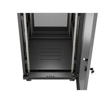 Lanberg FF01-6824-23BL rack cabinet 24U Freestanding rack Black