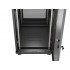 Lanberg FF01-6824-23BL rack cabinet 24U Freestanding rack Black