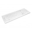 Contour Design Active Key Contour QuickClean Medical Keyboard Removable Cover Compact Wired White DE C7012