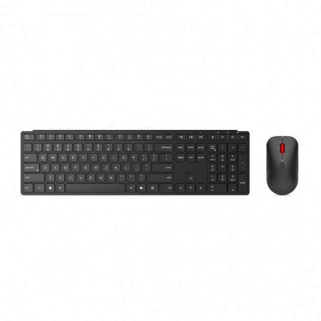 Lenovo 4X31S04848 keyboard Mouse included Office RF Wireless + Bluetooth US English Black