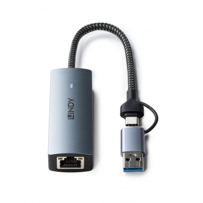 Lindy USB 3.2 Gen 1 to 5G Ethernet Converter Lindy USB 3.2 Gen 1 to 5G Ethernet Converter