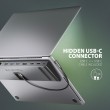 Axagon HMC-4KX3 USB 5Gbps hub, 3x USB-A, 2x HDMI, DP, RJ-45, SD/microSD, audio, PD 100W