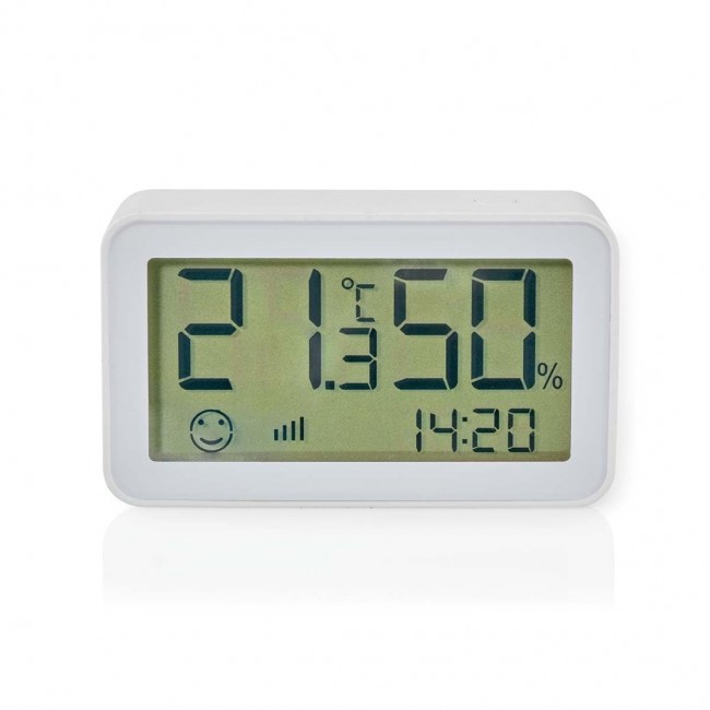 Nedis ZBSC30WT digital weather station White LCD Battery