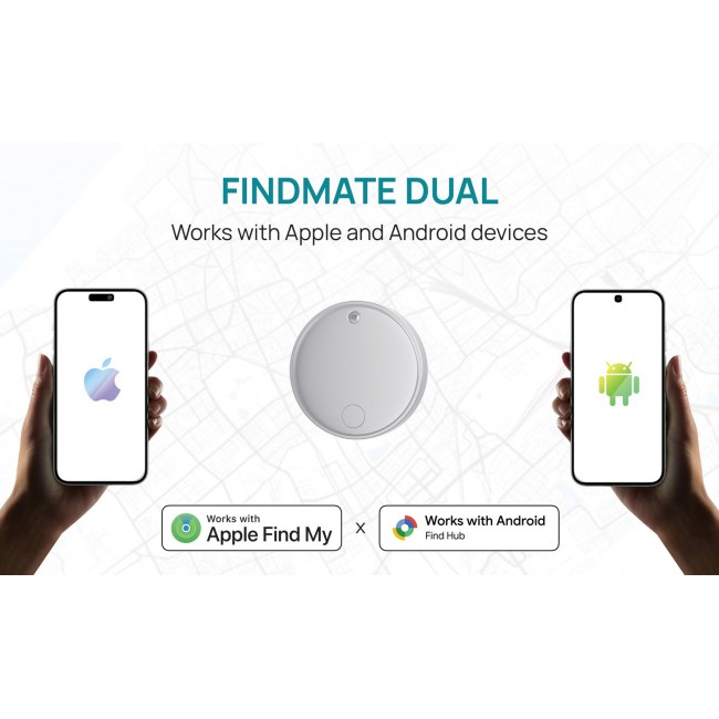 XD Connects FindMate Dual RCS Water-Resistant Tracker Apple Find My & Android Find Hub (IPX5) P301.6203 XD Connects FindMate Dual RCS Water-Resistant Tracker Apple Find My & Android Find Hub (IPX5) P301.6203