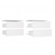 OPENO 2SZ Drawer Unit, 2 Drawers, WHITE, for the Wardrobe, for the Bedroom