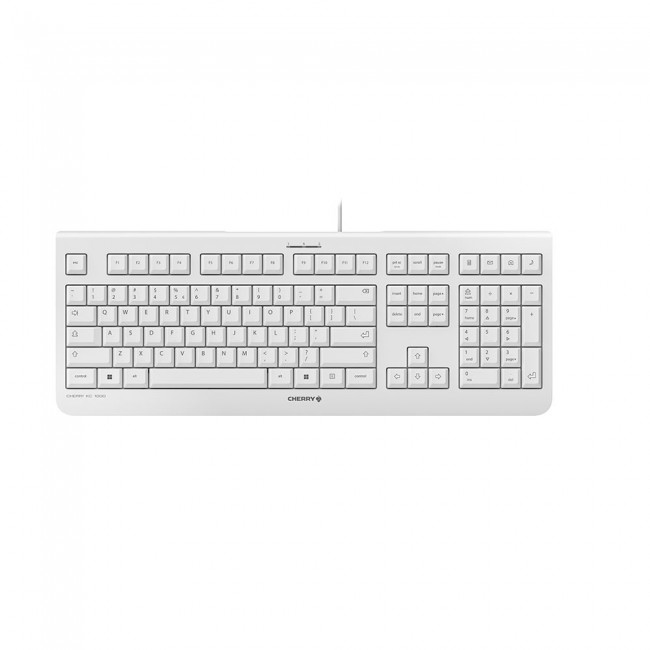 CHERRY KC 1000 keyboard Universal USB QWERTY US English Grey