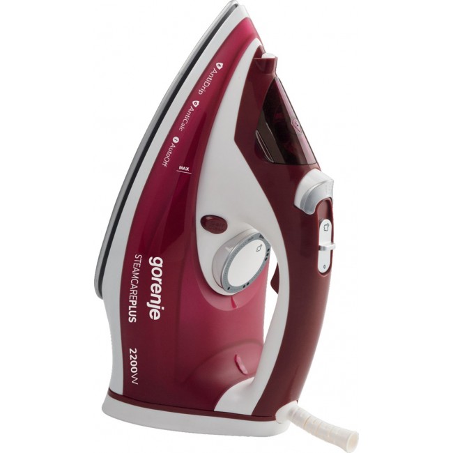 Gorenje SIH2200RBC iron Steam iron Ceramic soleplate 2200 W Red