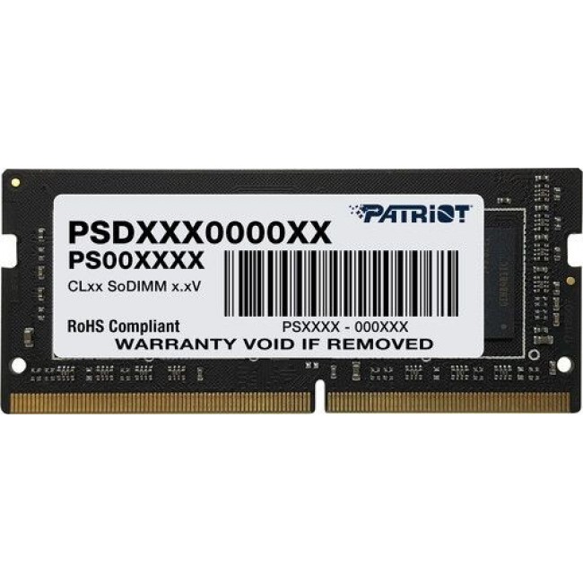 Patriot Memory Signature PSD416G240081 memory module 16 GB 1 x 16 GB DDR4 2400 MHz Patriot Memory Signature PSD416G240081 memory module 16 GB 1 x 16 GB DDR4 2400 MHz