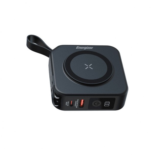 Energizer QM10001AC power bank Lithium Polymer (LiPo) 10000 mAh Wireless charging Black Energizer QM10001AC power bank Lithium Polymer (LiPo) 10000 mAh Wireless charging Black