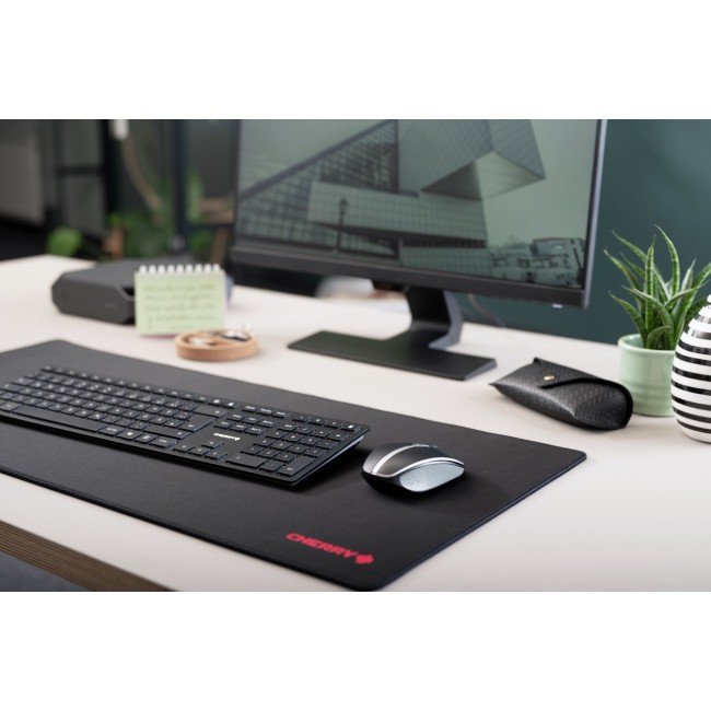 CHERRY KW 9100 SLIM keyboard Universal RF Wireless + Bluetooth QWERTZ German Black CHERRY KW 9100 SLIM keyboard Universal RF Wireless + Bluetooth QWERTZ German Black