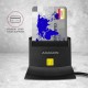 Axagon CRE-SM2 smart card reader Indoor USB USB 2.0 Black Axagon CRE-SM2 smart card reader Indoor USB USB 2.0 Black