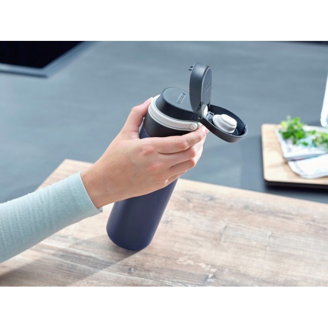 Leifheit 03275 travel mug 600 ml Black, Blue Stainless steel