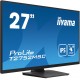 iiyama ProLite 27 Optical Bonded PCAP 10pt touchscreen monitor with IPS panel technology, edge-to-edge glass design and anti-fingerprint coating