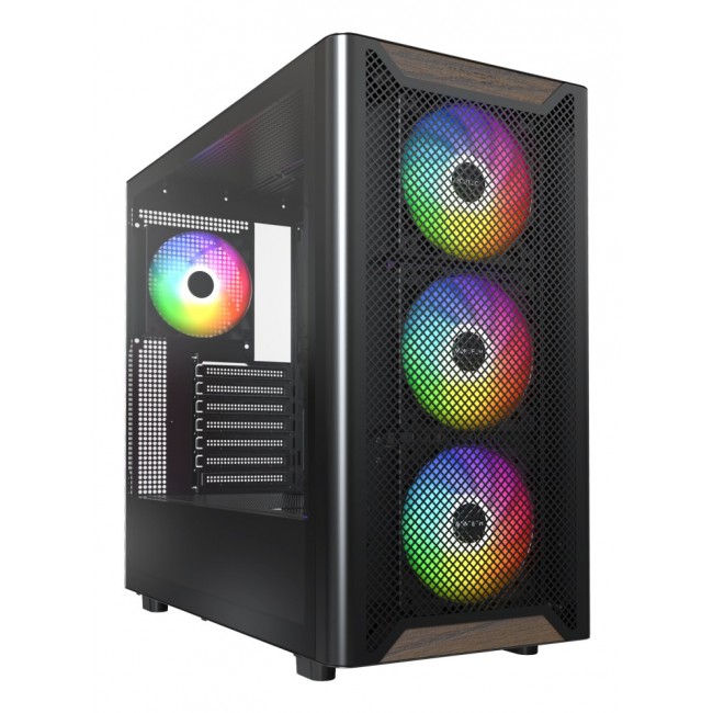Wooden PC Case Montech XR, Midi-Tower, ATX, ARGB