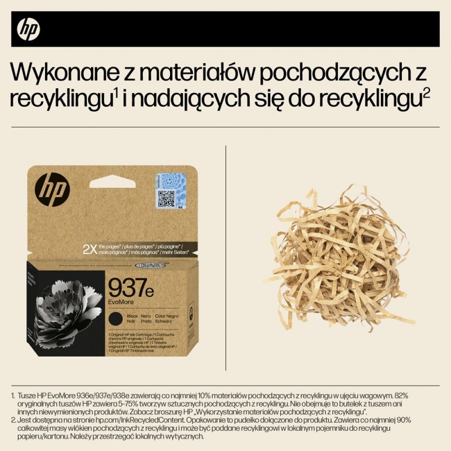 HP 937e EvoMore Black Original Ink Cartridge HP 937e EvoMore Black Original Ink Cartridge