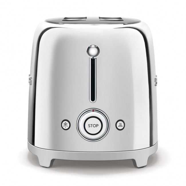 toaster 4 slices chrome
