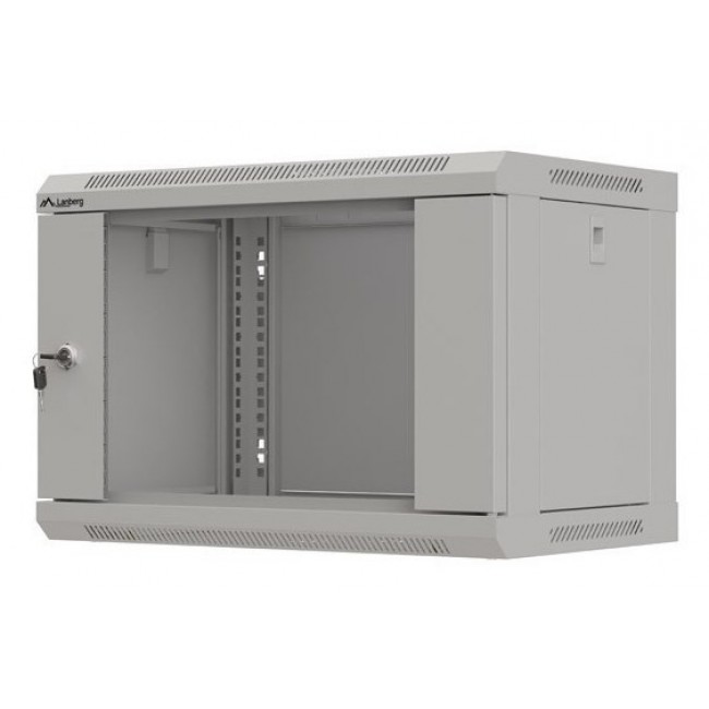 Lanberg WF03-5306-10S rack cabinet 6U Wall mounted rack Grey