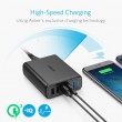 Anker PowerPort Speed 5, 63W 5 Port USB Charger, Power Adapters with Quick Charge 3.0
