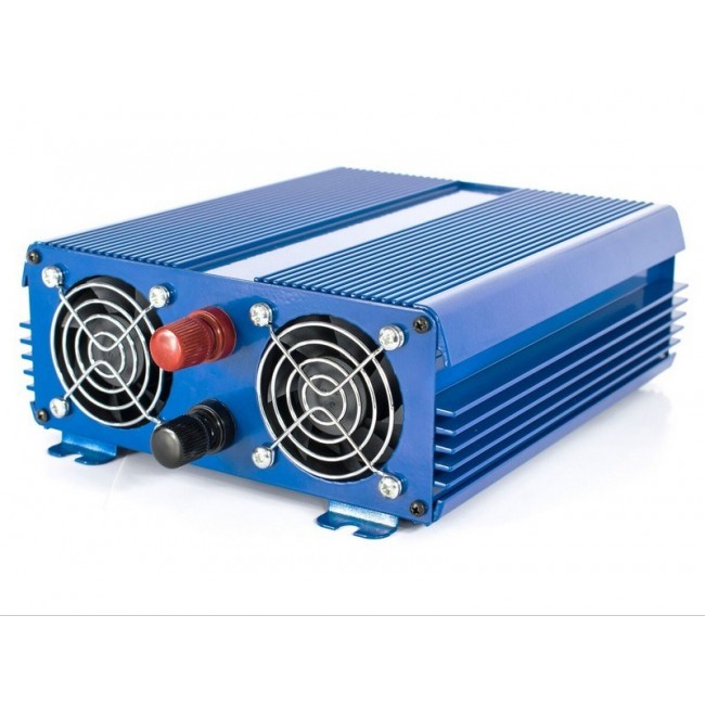 AZO Digital 12 VDC / 230 VAC ECO MODE SINUS IPS-1000S 1000W voltage converter