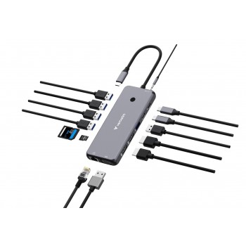 Verbatim CMH-14 USB Type-C 5000 Mbit/s Silver