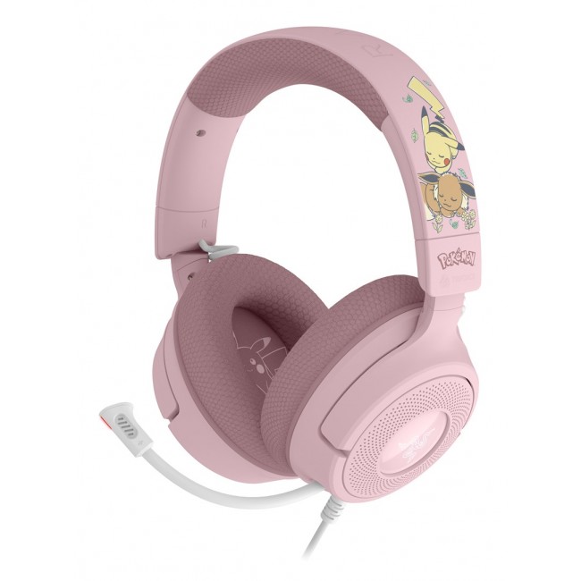 Razer Kraken V4 X Pikachu & Eevee Edition Headset Wired Head-band Gaming USB Type-C / USB Type-A Pink