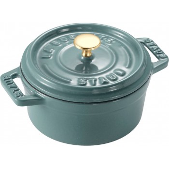STAUB MINI COCOTTE Mini garnek eliwny okrąg y 250 ml, eukaliptusowy