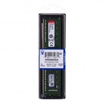 Kingston Technology KVR32N22S6/8 memory module 8 GB 1 x 8 GB DDR4 3200 MHz