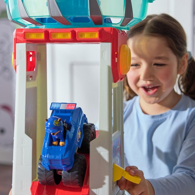 PAW Patrol : Rescue Wheels Super Loop Tower HQ, with Light, Sound, Vehicle Launcher, Chase Action Figure & Toy Truck, Kids Toys for Boys & Girls Age 3+ PAW Patrol : Rescue Wheels Super Loop Tower HQ, with Light, Sound, Vehicle Launcher, Chase Action Figure & Toy Truck, Kids Toys for Boys & Girls Age 3+