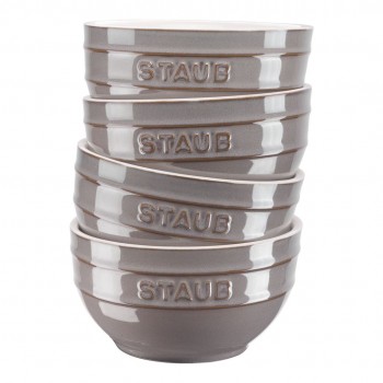 Staub Ceramique ramekin 700 ml Grey Round
