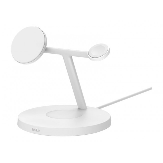 Belkin BoostCharge Pro Headphones, Smartphone, Smartwatch White USB Wireless charging Fast charging Indoor Belkin BoostCharge Pro Headphones, Smartphone, Smartwatch White USB Wireless charging Fast charging Indoor